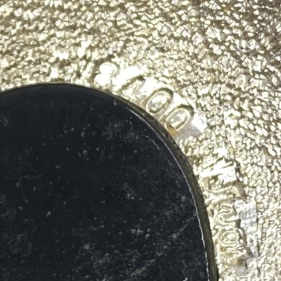 Vtg 1960s AVON of BELLEVILLE BOUCHER marcasite hematite art deco brooch pendant - Picture 5 of 5